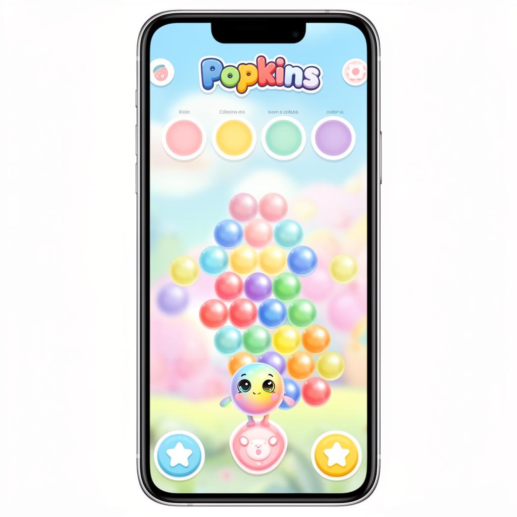 Popkins colors game screenshot